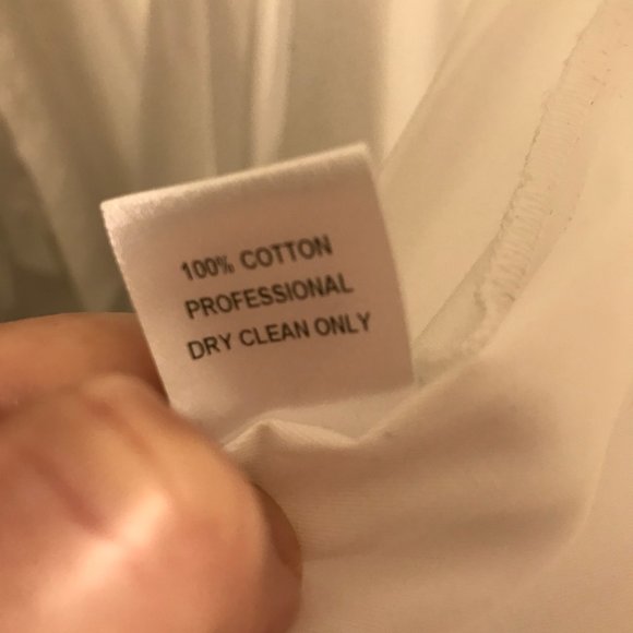 Petersyn White Cotton Blouse With Peplum In the Back - Picture 9 of 10